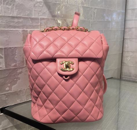 chanel backpack pink|Chanel backpack vintage.